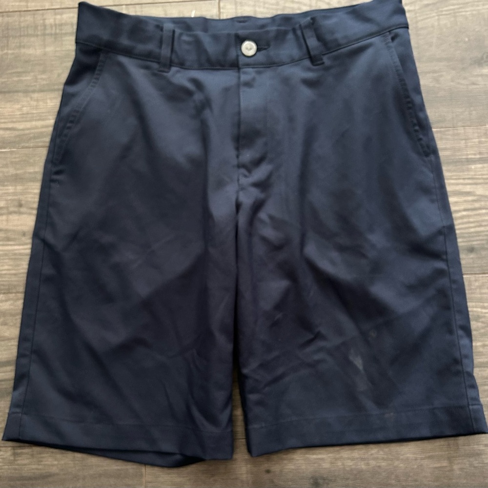 PUMA boys size large navy adjustable golf / casual shorts